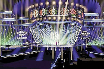 В Белтелерадиокомпании рассказали о дизайне сцены Международного детского конкурса песни «Евровидение–2018»