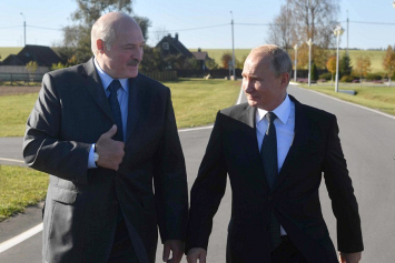 Лукашенко и Путин побывали на малой родине белорусского Президента