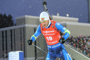 Сергей Бочарников стал третьим в индивидуальной гонке на этапе Кубка IBU