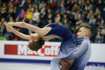 Белорусские фигуристы Анна Кубликова и Юрий Гулицкий: основную задачу на чемпионате Европы мы выполнили