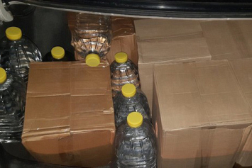 В Гомельском районе милиция задержала две легковушки с 400 литрами спирта без акцизов 