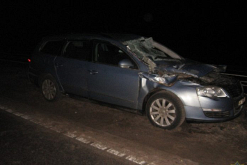 В Осиповичском районе попавшего в аварию водителя деблокировали из автомобиля спасатели