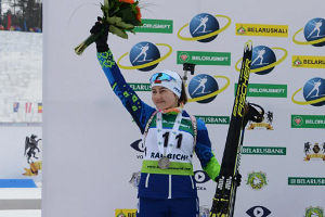 Кривко выиграла серебро в гонке преследования на чемпионате Европы в «Раубичах»