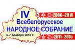  Резолюция четвертого Всебелорусского народного собрания.